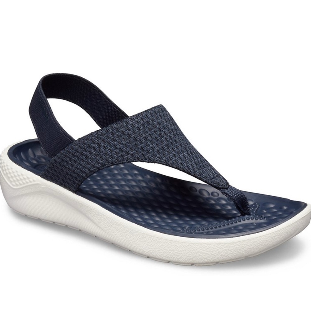 Life Stride woman’s navy blue Sandals 8w